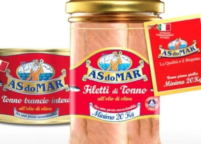 Generale Conserve's tuna brand, Asdomar, has been awarded Friend of the Sea certification Photo: Generale Conserve