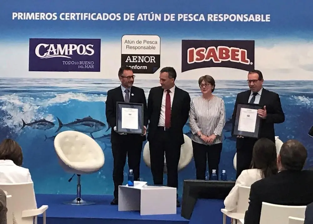 AENOR sustainable tuna is available in Spain Photo: AENOR