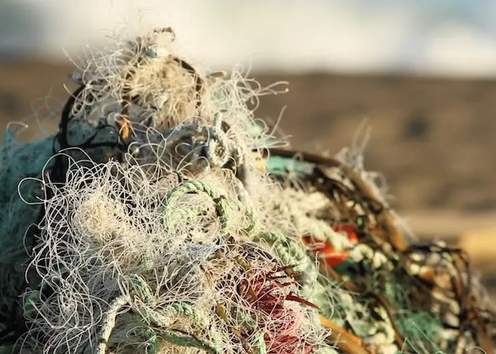 Ghost gear is given a new lease of life through the Net100-Net + Positive Project Photo: Satlink