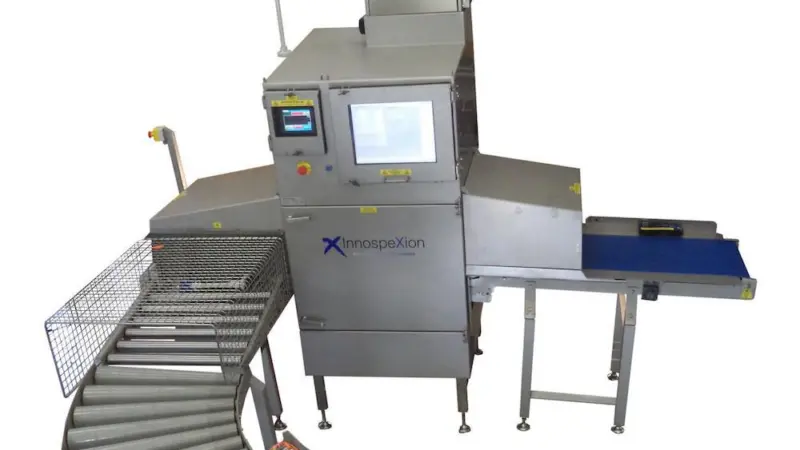 InnospeXion has developed an X-ray system capable of inspecting large blocks of frozen fish Photo: InnospeXion