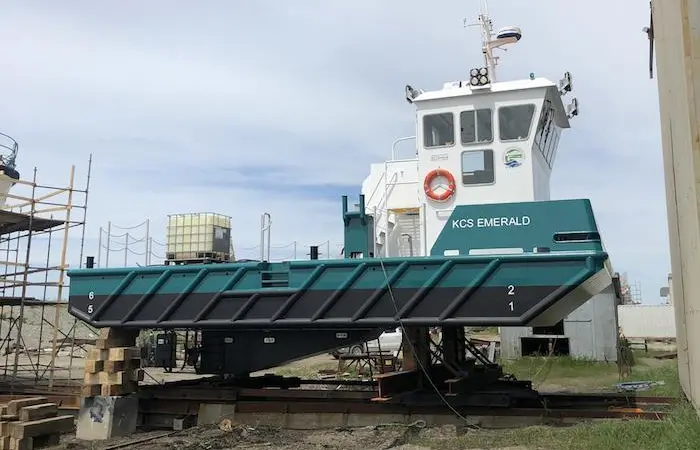 Power Barge series for Canadian fish farm