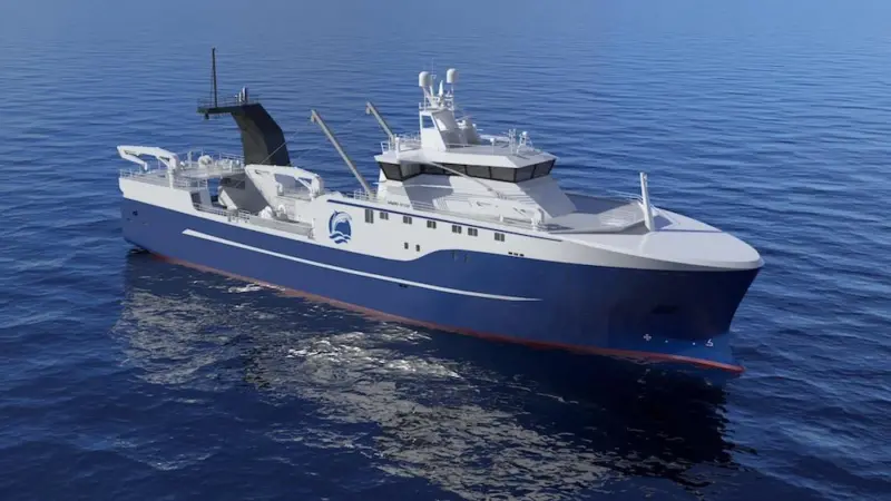 Vard is designing and building a new stern trawler for Luntos Photo: Vard
