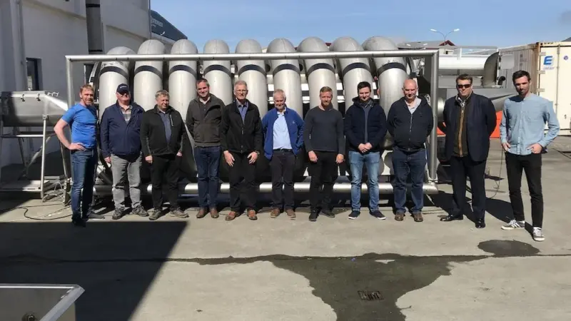 Members of the Skaginn 3X and Denholm Seafoods team Photo: Skaginn 3X