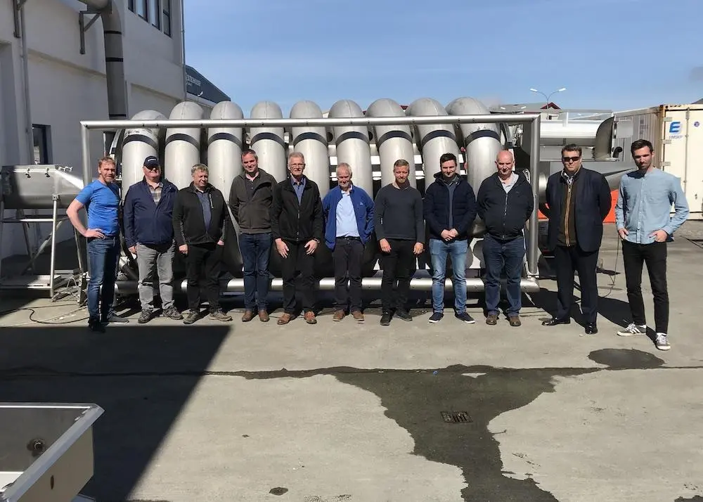 Members of the Skaginn 3X and Denholm Seafoods team Photo: Skaginn 3X