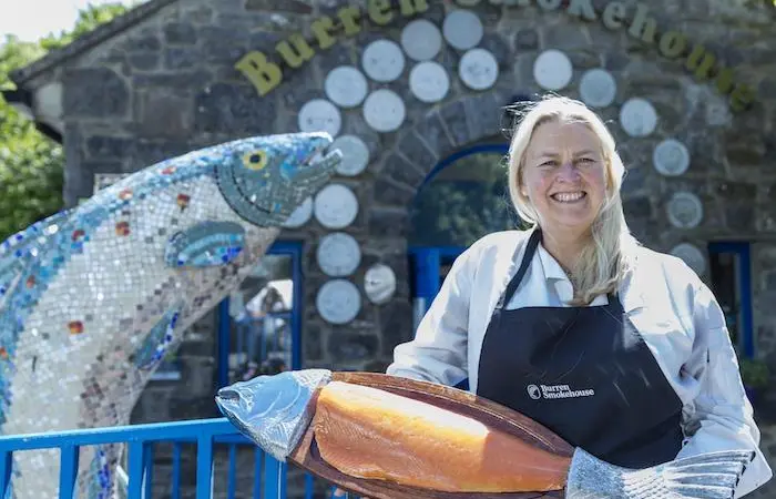 Birgitta Hedin-Curtin, owner and manager of the Burren Smokehouse Photo: BIM
