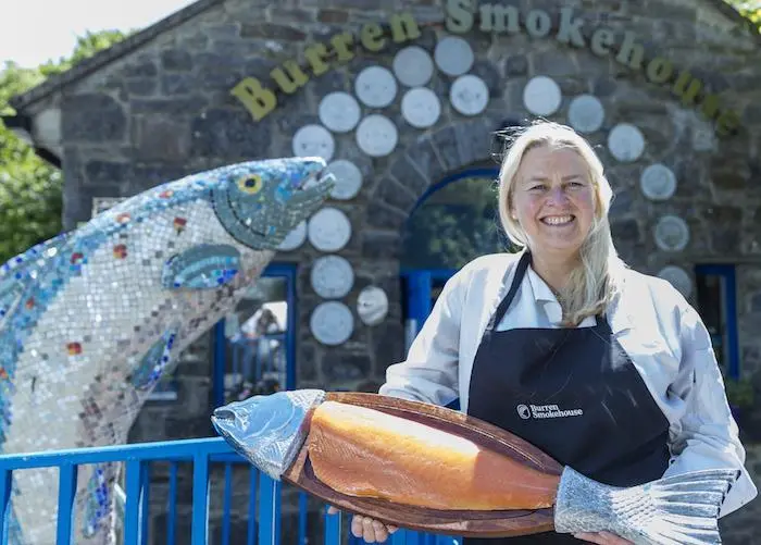 Birgitta Hedin-Curtin, owner and manager of the Burren Smokehouse Photo: BIM