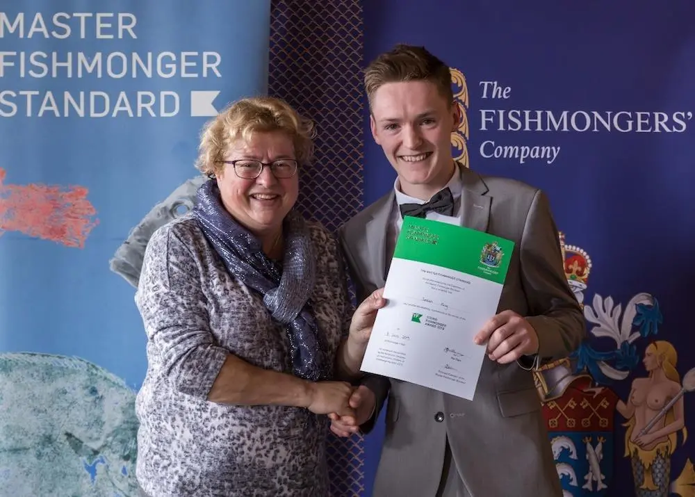 Jordan Keig, winner of last year’s Master Fishmonger Standard Young Fishmonger Award Credit: Master Fishmonger Standard