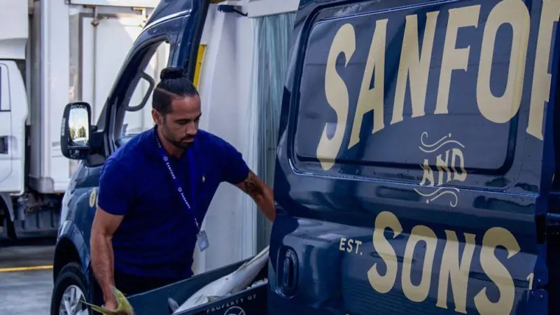The Sanford and Sons chiller van is New Zealand's first Credit: Sanford and Sons