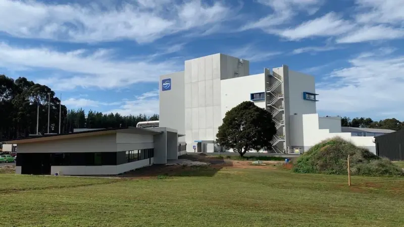 BioMar has opened its new aqua-feed production facility in Tasmania Photo: BioMar