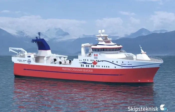 Tersan has signed a contract for an Arctic freezer trawler for Ocean Prawns Photo: Skipsteknik