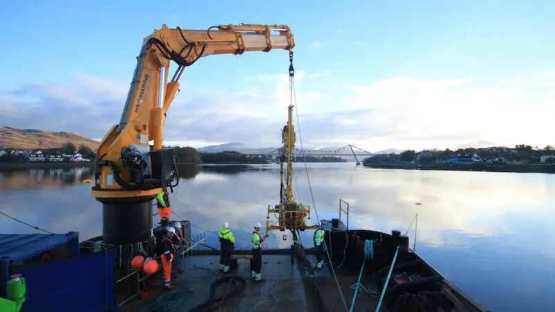 Research is underway into using rock anchors in aquaculture Photo: SAIC