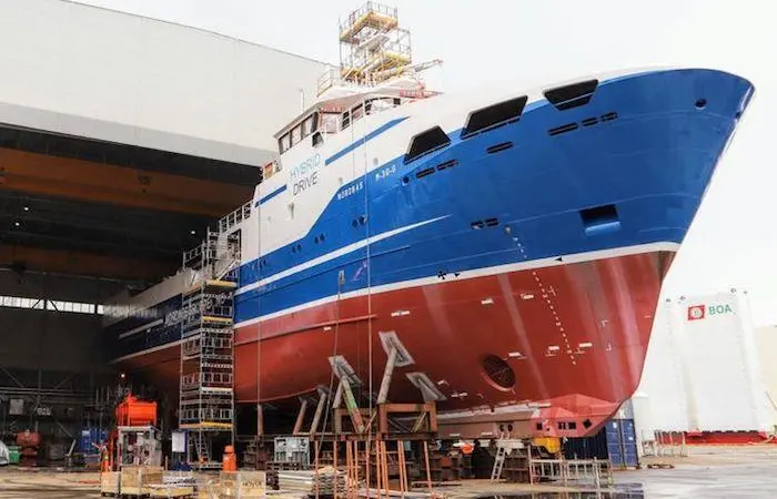 The ‘Nordbas’ aims to be the greenest trawler and seiner vessel Photo: Finnøy Gear & Propeller