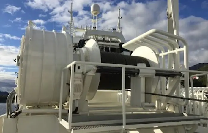Kongsberg will supply a winch package for an 86m stern trawler Photo: Kongsberg