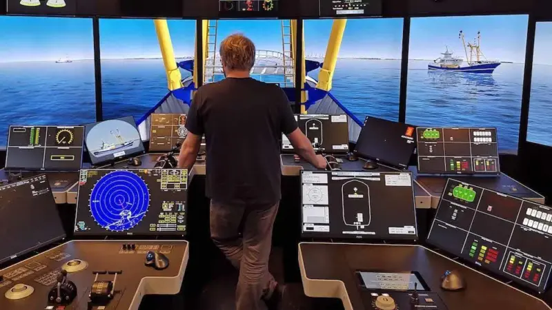 Kongsberg has won a training award for its fishery simulator Photo: Kongsberg Digital