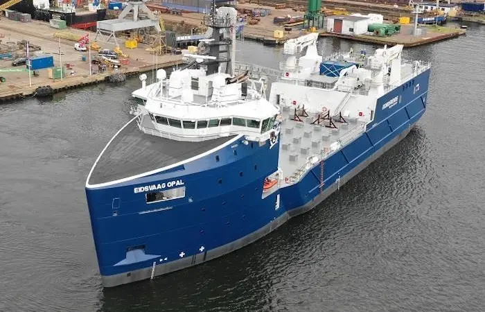 Damen converts PSV to fish feed carrier