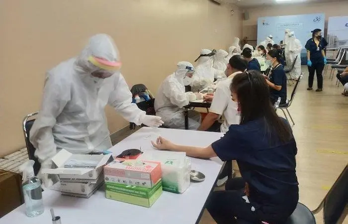 Thai Union employees are being tested for Covid-19 Photo: Thai Union