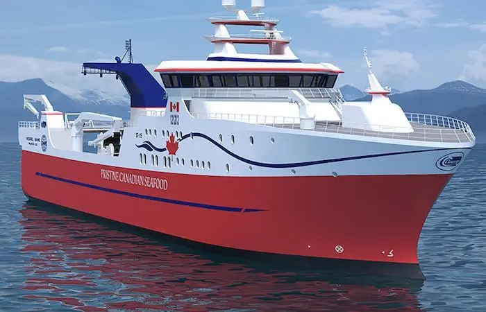 Carsoe is providing a complete processing plant on board Ocean Prawns’ shrimp and halibut trawler Photo: Carsoe