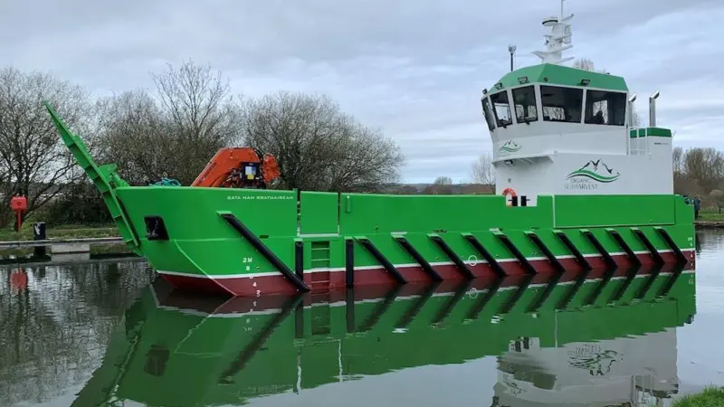 Damen’s new LUV 1908 support vessel for the aquaculture sector Photo: Damen