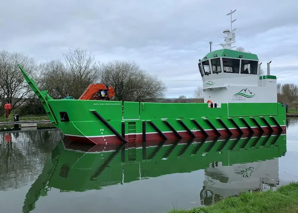Damen’s new LUV 1908 support vessel for the aquaculture sector Photo: Damen