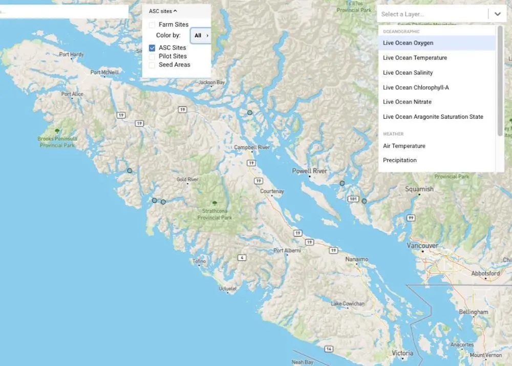 Scoot Science’s SeaState dashboard helps fish farmers understand ocean environments Photo: Scoot Science