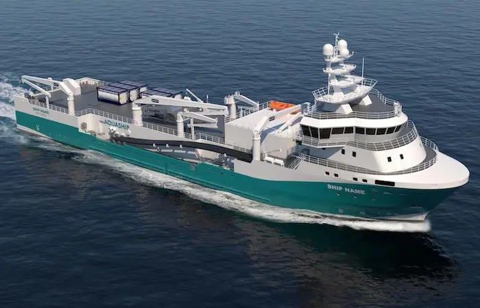 Cflow is providing fish handling technology for two newly converted wellboats Photo: Aquaship