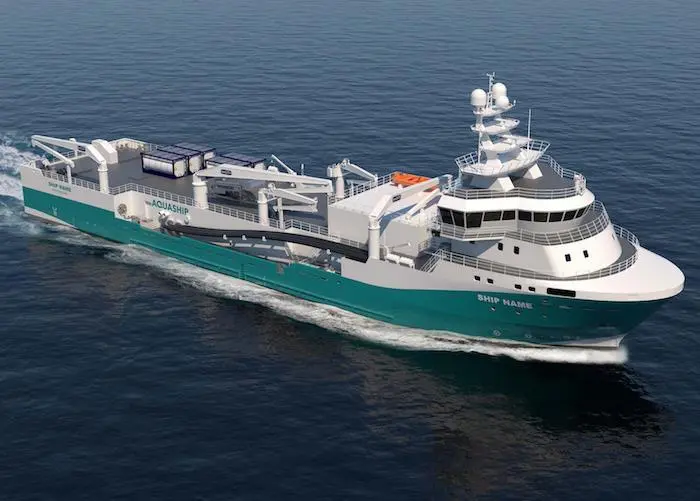 Cflow is providing fish handling technology for two newly converted wellboats Photo: Aquaship