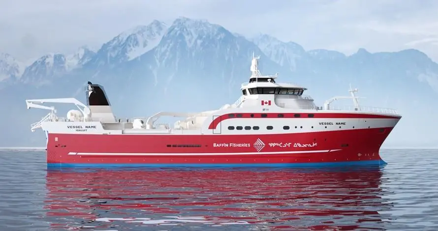 The new trawler for Baffin Fisheries is scheduled to be delivered in early 2024. Illustr: Skipsteknisk