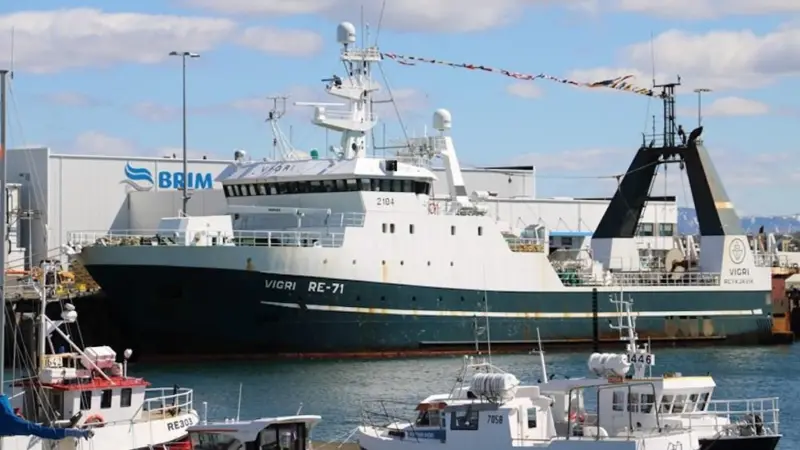 Brim’s factory trawler Vigri. Photo: Brim