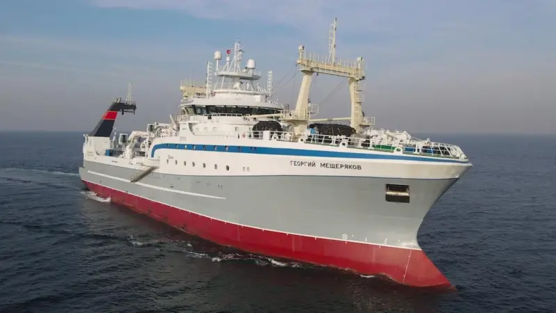 Tersan has delivered Georgiy Meshcheryakov to Okeanrybflot. Photo: Tersan Shipyard
