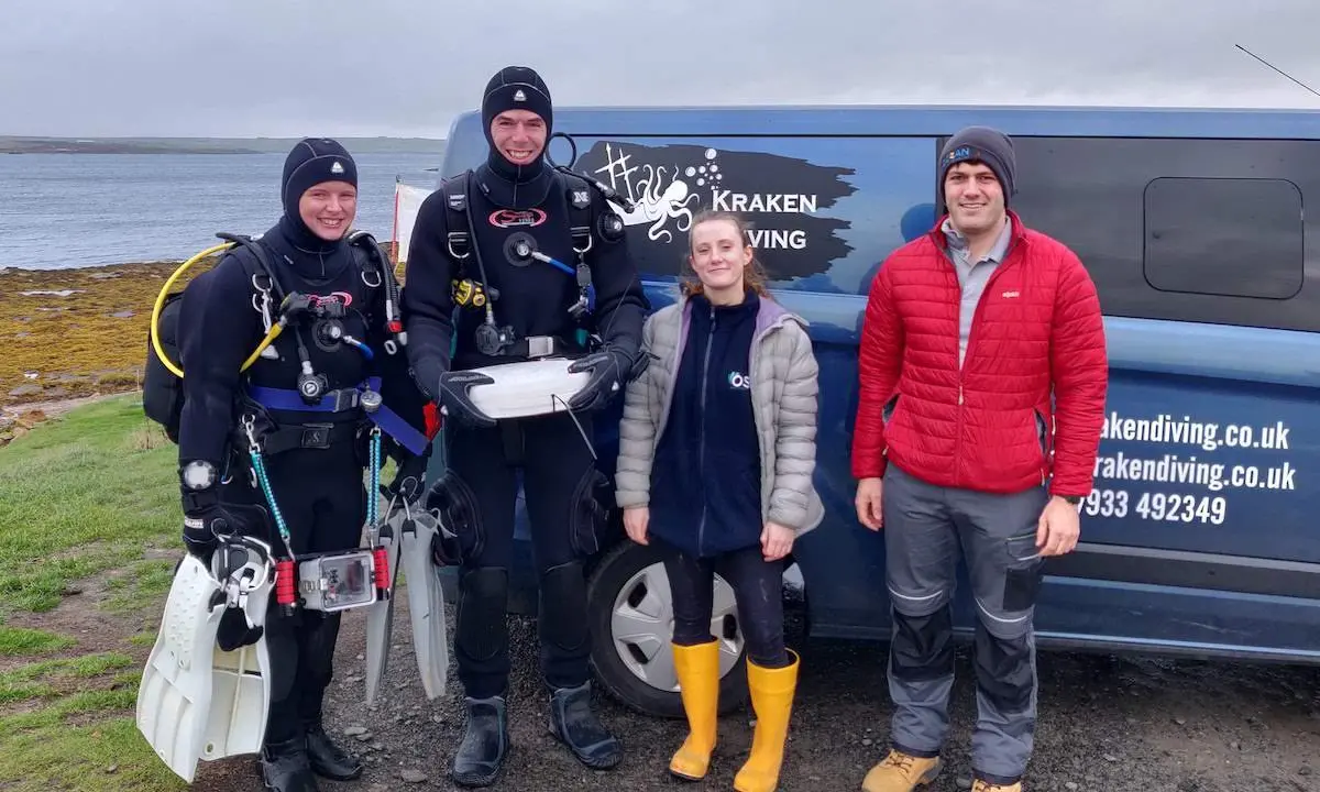 Orkney Shellfish Hatchery and Kraken Diving Teams