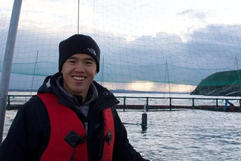 The company’s work started with the issue of disease and how problems spread in the ocean for farmers, said Manolin CEO and founder Tony Chen