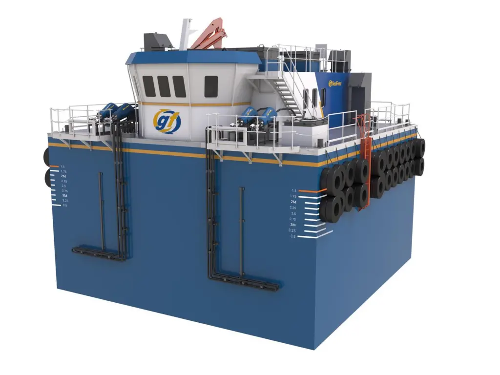 SeaFeed 350T Concrete Barge