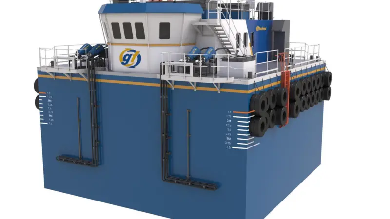 SeaFeed 350T Concrete Barge