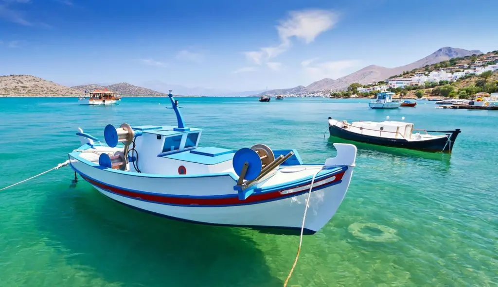 Crete fishing boats