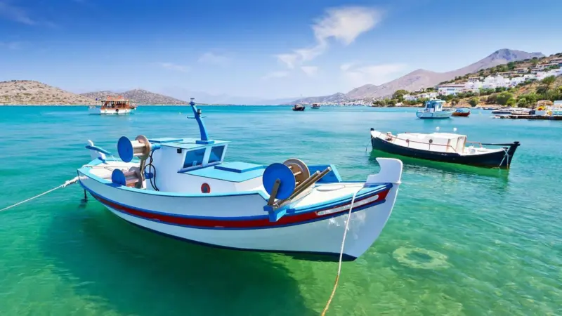 Crete fishing boats
