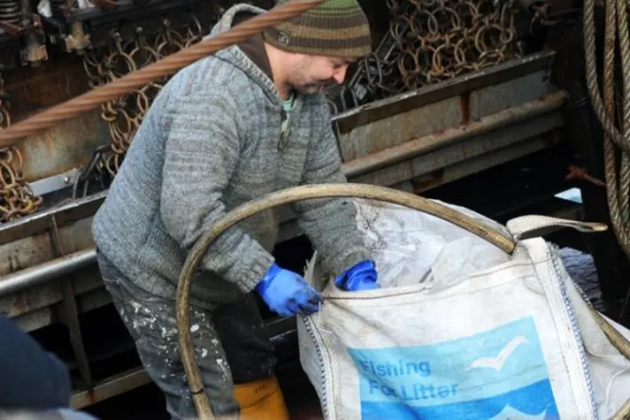 The Fishing for Litter project is working with the fishing industry to reduce the amount of marine rubbish