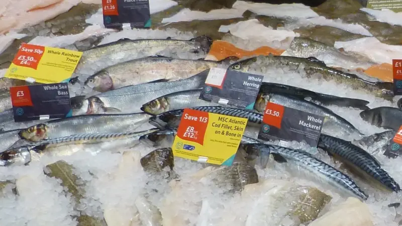 Tesco fish counter