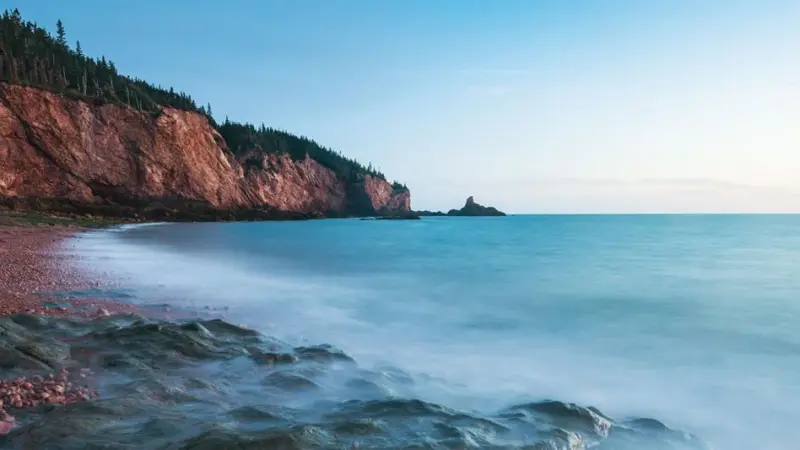 Bay of Fundy, east coast of Canada