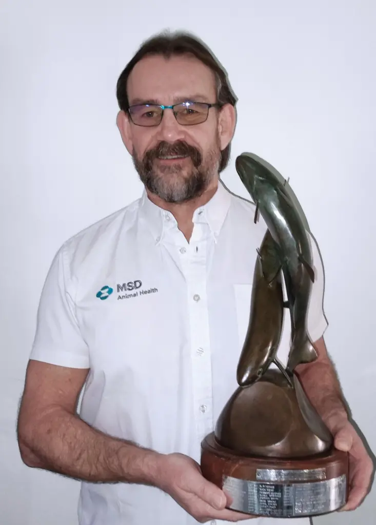 Chris Gould with trophy
