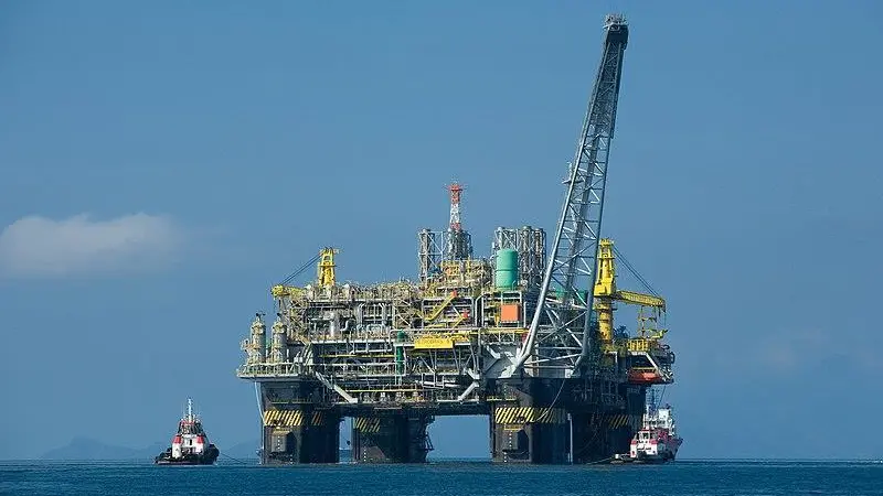 Offshore oil platform Brazil