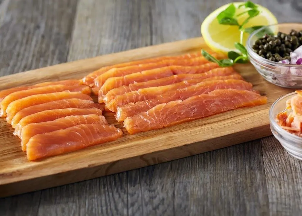 Scottish smoked salmon