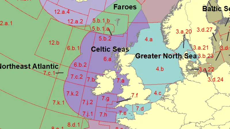 ICES statistical areas
