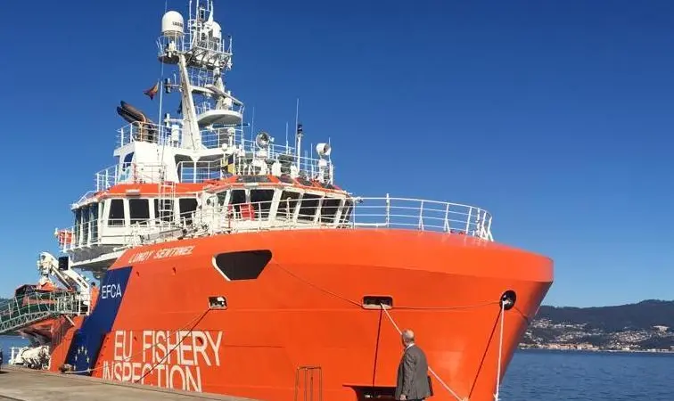 EU fishery inspection vessel