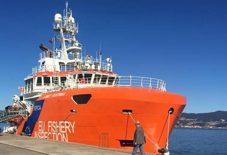 EU fishery inspection vessel