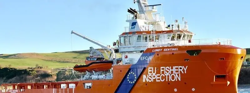 EU fishery inspection vessel, the 'Lundy Sentinel'