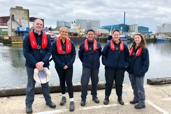 Seafish field researchers