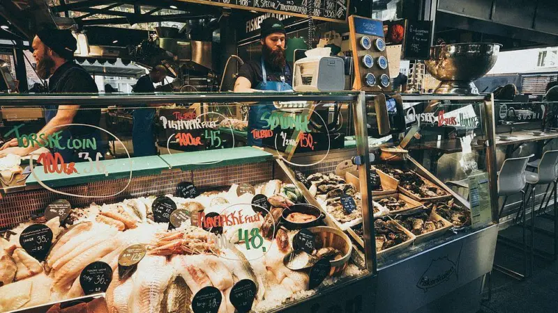 Fish at market