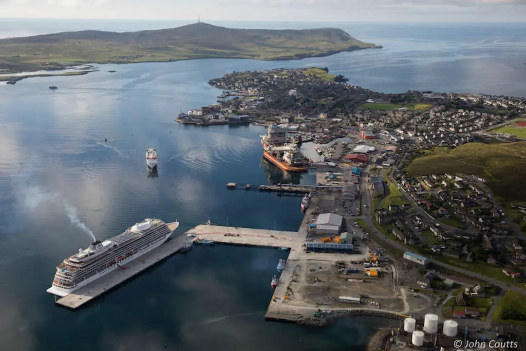 Lerwick Port in Shetland
