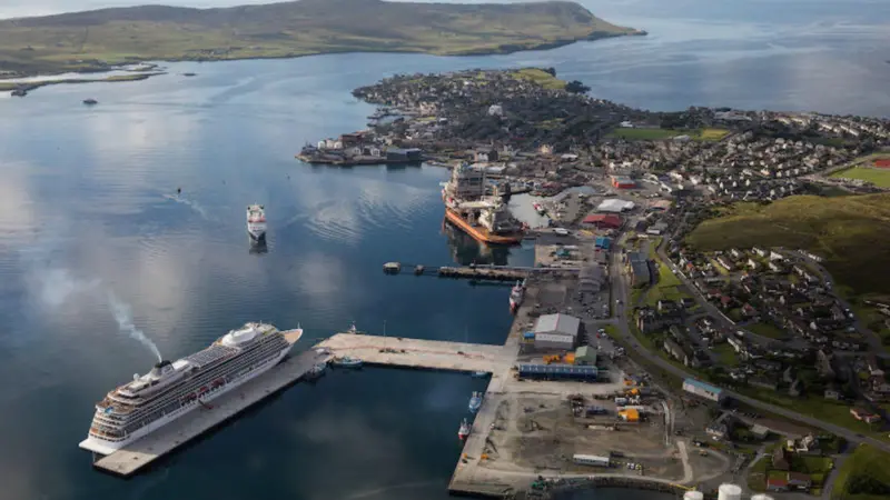 Lerwick Port in Shetland