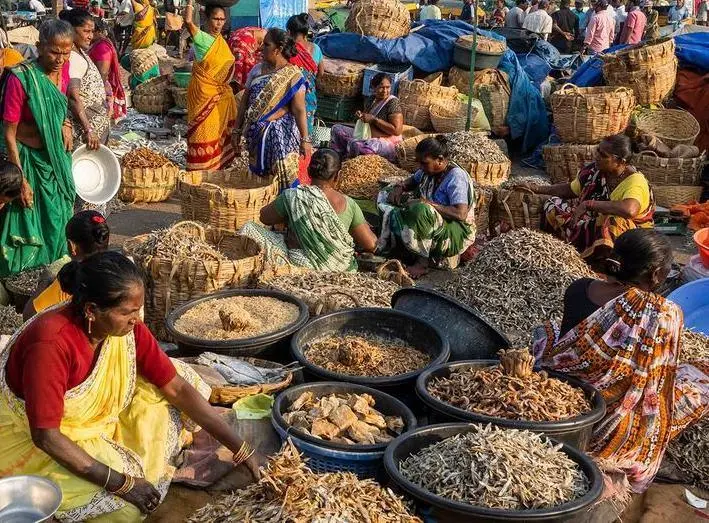 Visakhapatnam fish market